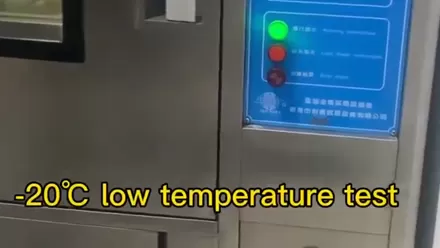 Teste de baixa temperatura de material não newtoniano NNF